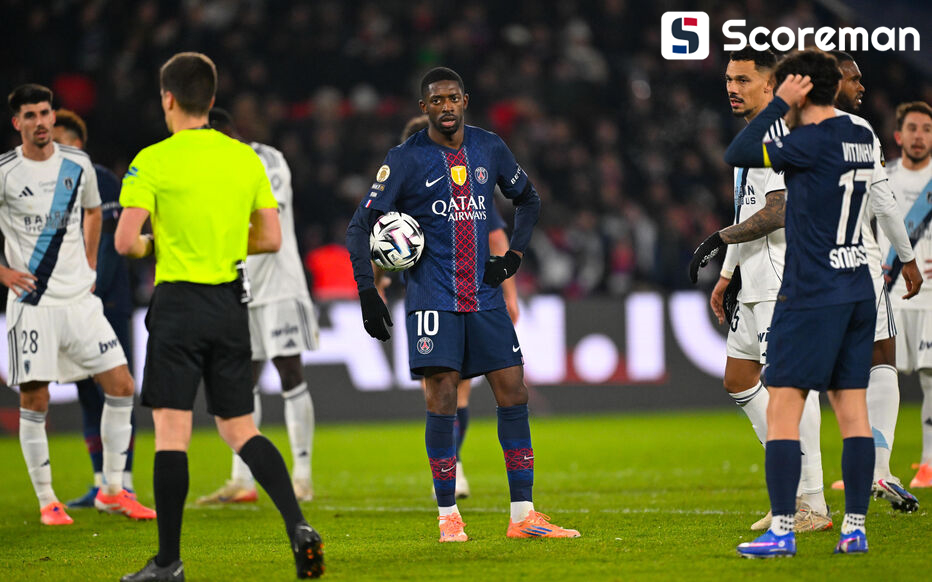 이강인 회복 중' PSG, '파리 더비'에 2-1 승리...리그 3연승→선두 1점 차 추격